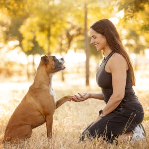 Foto Exteriores Perro y Dueña